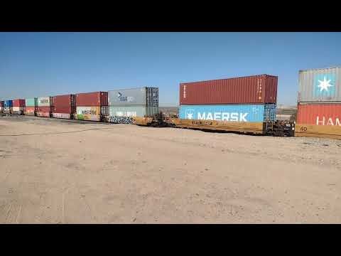 Duo Trains Meet At Wild Crossing CA! #bigbossrailfanner