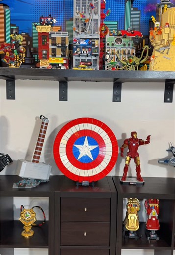 Creating a LEGO Marvel Wall Display