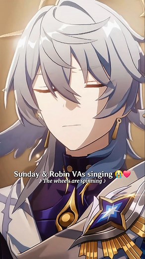 Arleluv on Instagram: "SUNDAY'S SINGING AHHH 😭😭 Orignal Cover by nleung (dan heng's VA) on YouTube #sunday #robin #penacony #hsr #honkaistarrail #hsrcreators #hoyoverse #hoyocreators"