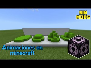 COMO HACER ANIMACIONES | MINECRAFT SIN MODS - TUTORIAL