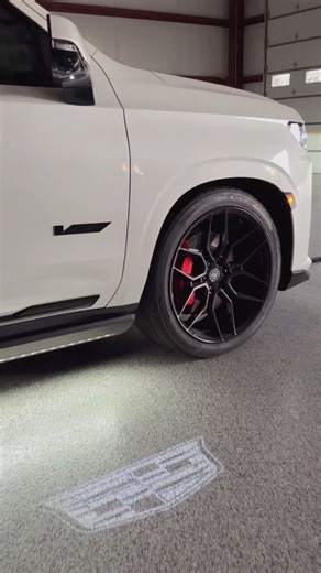 39K views · 1.4K reactions | @404parts 404 Parts LLC Transformed our Escalade V in a big way, we ditched all the CHROME for their full BLACKOUT emblem package, but our favorite feature, is the dancing illuminated blackout emblem on the front, it’s pretty addictive to watch every time we climb in this 682hp BEAST of an SUV | 1320Video.com | Facebook