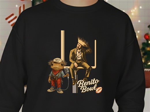 Benito Bowl Shirt, Puerto Rico Coqui Frog Tee, Football Fan Gift - Etsy