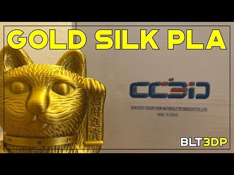 Quick Review: CC3D Gold Silk Filament