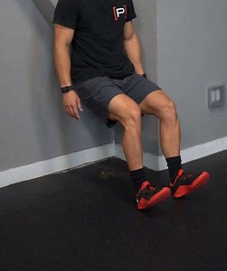 Wall Sit - Toe Lifts - [P]rehab