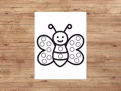 Dot Sticker Activity Printable, Do a Dot Marker Pages for Toddlers, Fine Motor Skills Worksheets, Preschool Craft, Kids Coloring Pages PDF - Etsy