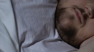 Fat Man Snoring While Sleeping Night Stock Footage Video (100% Royalty-free) 1011221057 | Shutterstock