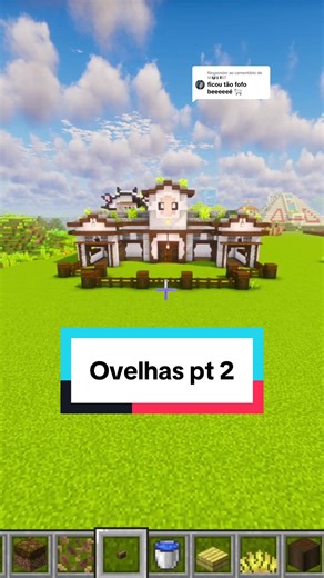 Respondendo a @Vi👽🇮🇹ST Tutorial de casa de ovelhas: Parte 2 - Fazendinha no minecraft 🌾 #minecraft #tutorial