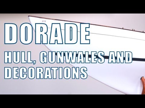 Assembling and painting the HULL of the Dorade - Ship Modelling
