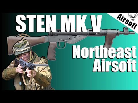 🔫 Sten MK V GBBR Northeast Airsoft - REVIEW WW2 AIRSOFT [ENG SUB]