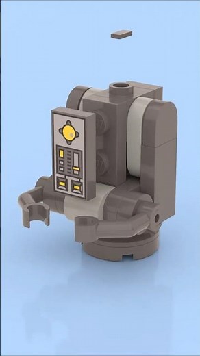 LEGO Mini Support Droid 🤖🛠️ Tiny Helper with Big Skills! ✨ #lego #legoshorts #legomoc #legoanimation