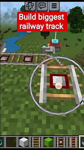 I Built the BIGGEST Railway Track in Minecraft! 🚆 | Minecraft Mega Build Challenge #minecraftbuilds