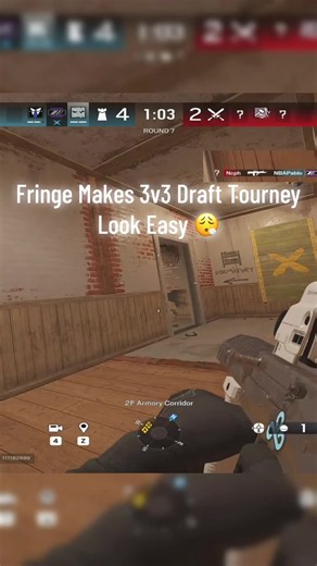 Fringe Makes 3v3 Draft Tourney Look Easy 😮‍💨 | #fyp #viral #rainbowsix #clips #freefringe