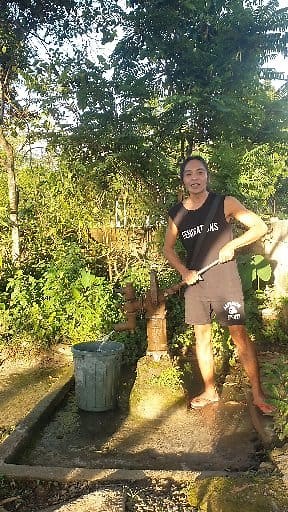 Traditional water pump in the Philippines, called POSO #Antipolo | Kaysakat Fam Squad