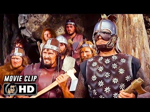 Storm The Castle Scene | THE VIKINGS (1958) Movie CLIP HD