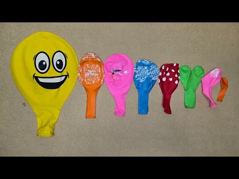 Satisfying ASMR Balloon Popping Big to Small Compilation 🎈💥
