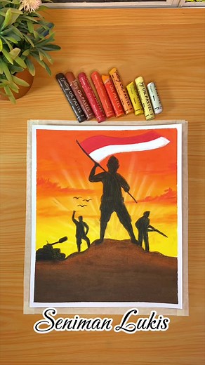 Menggambar hari kemerdekaan indonesia#art #indonesia #merdeka #hutri #haripahlawan