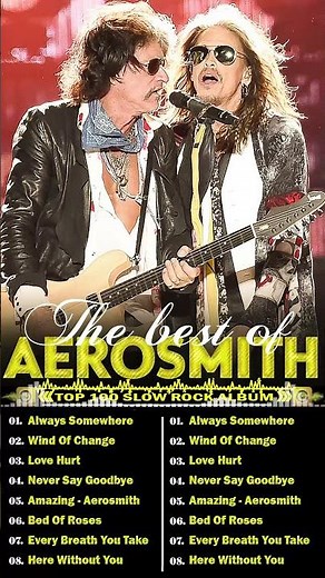 Best Songs Collection AEROSMITH - AEROSMITH Greatest Hits Full Album 2024
