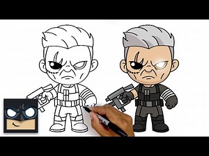 How To Draw Cable | Deadpool 2 - Videos For Kids