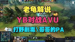 【老龟解说】YB对战AVU，打野剧毒，哥哥的PA
