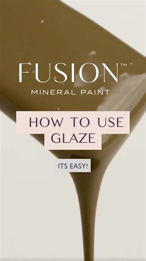 2.5K views · 44 reactions | Using our Glazes is simple and an impactful way to add character to your next project. Simply apply your glaze with a brush of your choice and wipe back the excess! Our Glazes have a long working time which means you can play around and achieve the perfect look. #fusionmineralpaint #paintitbeautiful #fusionglaze #fusionglazes #antiquing | Fusion Mineral Paint | Facebook