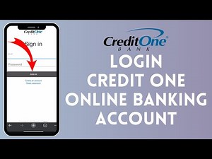 How to Login to Credit One Online Banking (2024) | Credit One Login