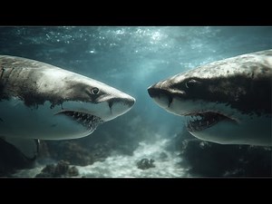 Shark Duel: Great White vs Blue Shark – The Ocean’s Deadly Encounter