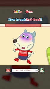 49K views · 389 reactions | Wolfoo has creative way to eat hot food  Let's see 藍 #wolfoo #cartoonforkids #hotfood | Wolfoo Kids Cartoon | Facebook