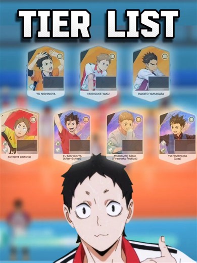 Tier list de Líberos SSR y SP (sin dupes) — Haikyu!! Fly High