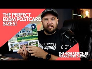 EDDM Postcard Sizes | HERE'S What they LOOK Like!