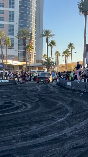 1.5K views · 335 reactions | Hit that 3-4 shift on my second run and that wheel speed got a little spicy ️ got lost in the smoke and put it in the wall not once, but twice  pad is SLICK with 3 days worth of rubber on it  @burnoutwars @burnoutnationals @semashow @thehoonigans | Michael Gifford | Facebook