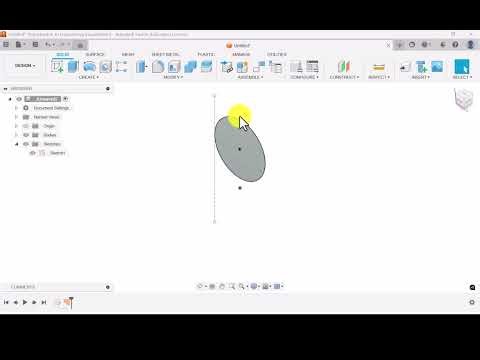 Fusion 360 Tutorial - exp 5b - Projection of planes