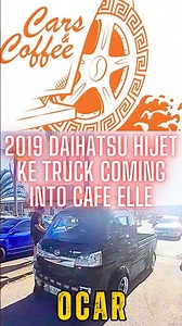 2019 Daihatsu Hijet Kei Truck coming into Cafe Elle #DaihatsuHijet #KeiTruck #JDM #JapaneseCars #qld