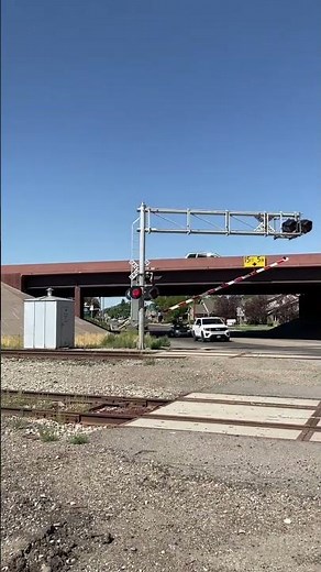 Eastern Idaho Railroad train rolling through Rigby, Idaho