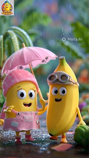 Jojo Banana Barish Me Dance 💧 Kids Cartoon Rhyme
