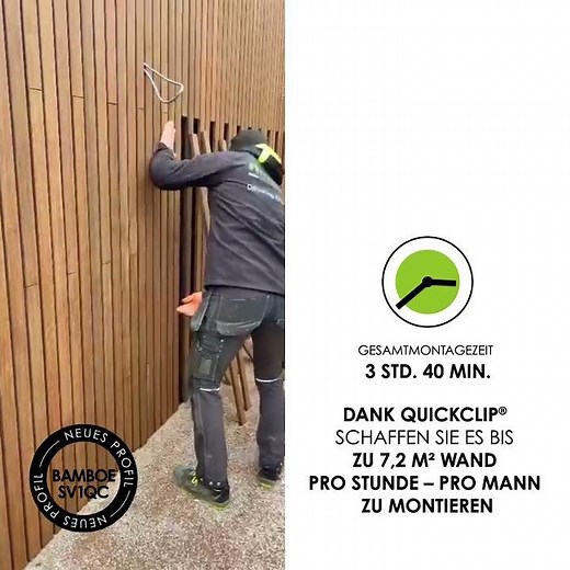 Wie schnell kann man eine Fassadenverkleidung anbringen?