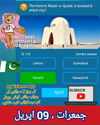 9th April 2026 | Thursday | My Telenor App Today Questions Answers #mytelenoranswerstoday