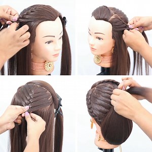 40K views · 479 reactions | Advance Updo for Medium Hair | Magical Hairstyle | Facebook