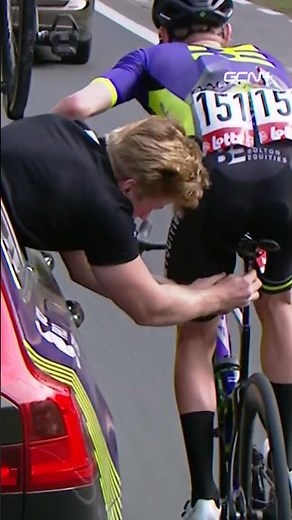 Who said being a team mechanic was easy!? #shorts