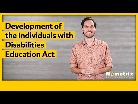 Development of the Individuals with Disabilities Education Act
