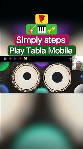 Learn Tabla on Mobile 🎵 | Easy Beginner Steps | Tabla Tutorial Short