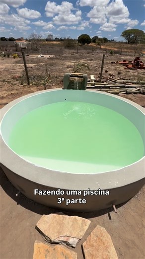 Primo Safo | Fazendo uma pequena piscina no sítio #dicas #obras #construção #piscina #sítio | Instagram