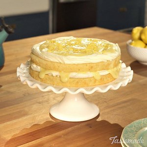 Lemon Curd Cake *Recipe in the comments! | Tastemade