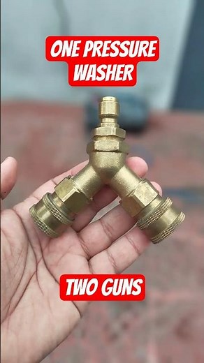 1 Pressure Washer → 2 Guns?! 😳🔥 Crazy Splitter Tested!