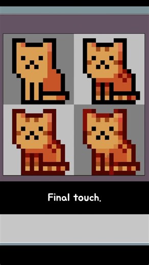 Pixel cat Step by Step 🐈