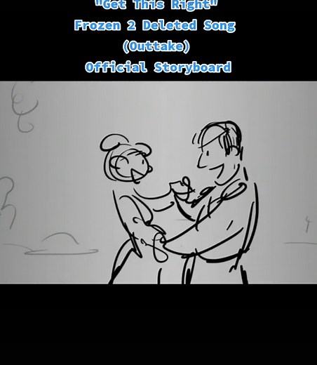Frozen 2 Deleted Song #frozen #storyboard #disney #fyp #foryoupage #nocopyrightinfringementintended