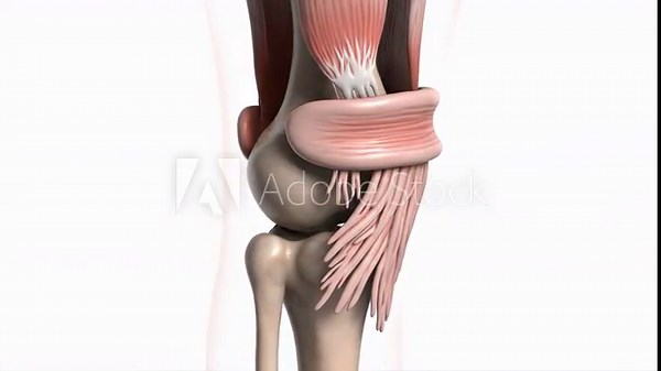 Animated 3D Model of Human Knee Anatomy, Focus on MCL