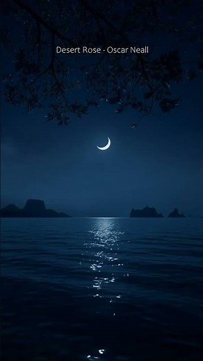 Moonlight that quiets the world 🌙🌊