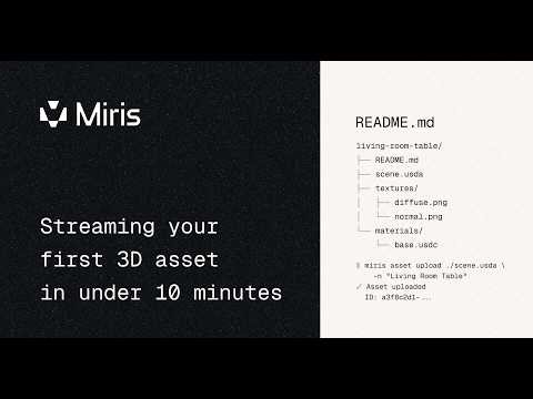 Stream your first asset in 10 minutes