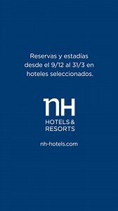 ¡Vive el verano al máximo con NH Hotels! 🌞 Aprovecha hasta un 25% de descuento en nuestros hoteles con piscina en Argentina, Uruguay y Chile. Además, disfruta de un 15% de descuento adicional en gastronomía y deleita tu paladar con nuestras exquisitas opciones culinarias. Relájate y refréscate en nuestras increíbles instalaciones mientras aprovechas esta oferta exclusiva. ¡Reserva ahora y transforma tus vacaciones en una experiencia inolvidable! 🏊‍♂️✨ | NH Hotels