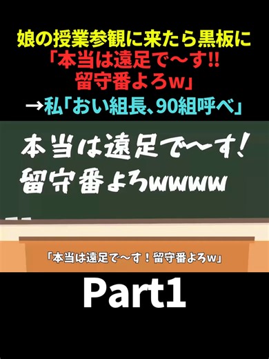 娘の授業参観でのハプニング